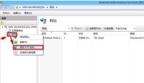 ftp服务器搭建找不到iis_搭建FTP站点