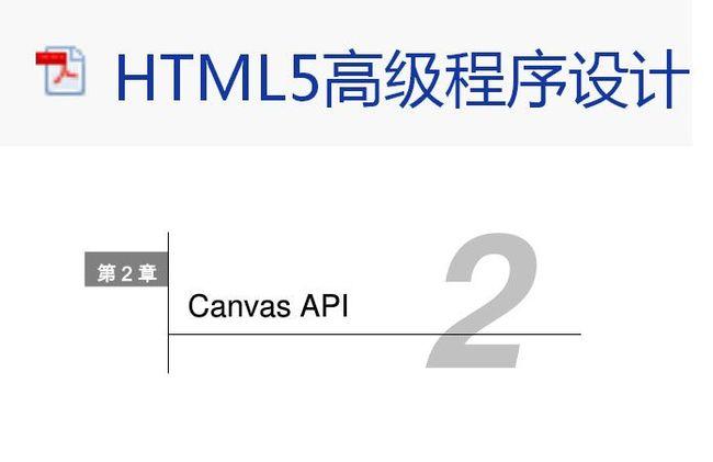 Canvas API是什么意思？