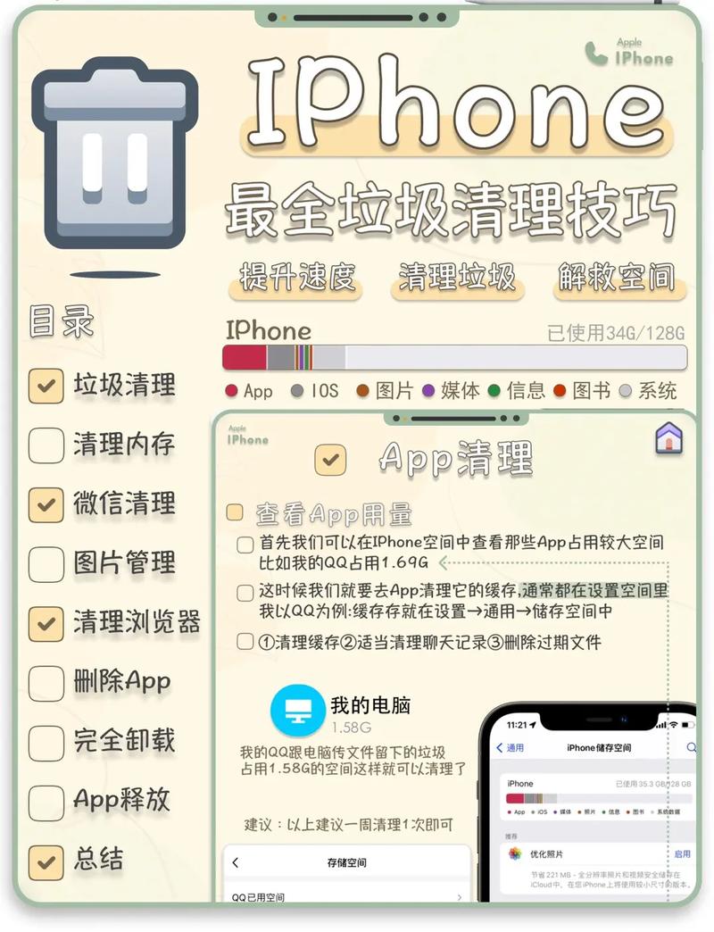 怎么清理iPhone手机垃圾