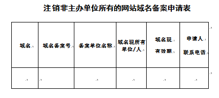 注销备案表样本_注销备案申请表在哪下载_广东省icp用户注销备案申请表