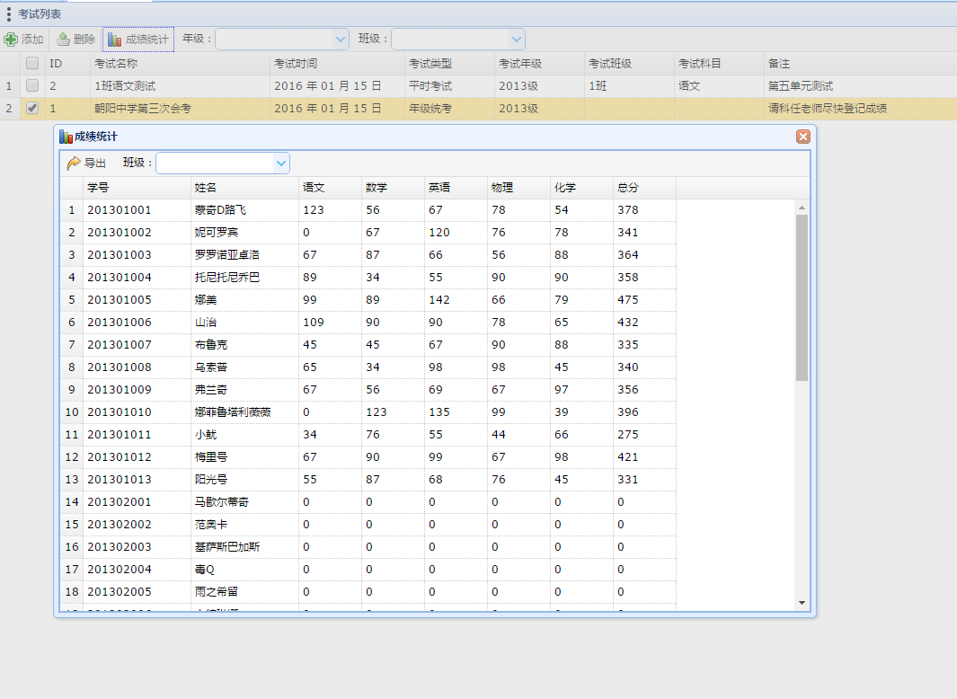 mysql学生成绩表_学生成绩表sql语句_学生成绩表数据库