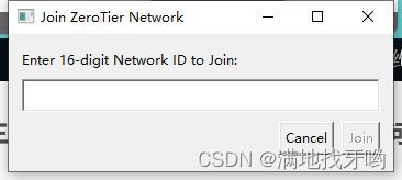 join zerotier network zero加入网络ID