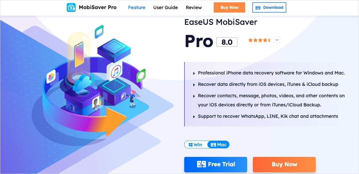 EaseUS MobiSaver 网站。