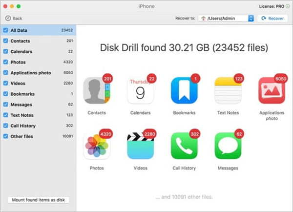 正在为丢失的数据寻找最好的免费iPhone数据恢复软件？您不容错过Disk Drill。