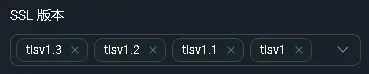 官方文档建议添加的SSL版本